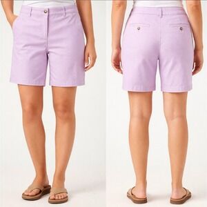 Tommy Bahama Boracay Bermuda Shorts Womens 14 Purple Lavendula TW819911 New